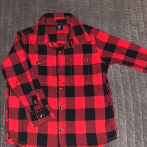 BabyGap Buffalo Plaid/Checkered long sleeve shirt